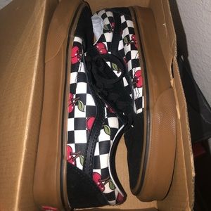Cherry checker vans